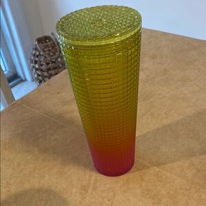Starbucks Green and Pink Gradient Tumbler